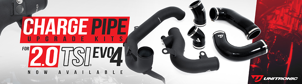 Unitronic Charge Pipe Upgrade Kits for 2.0TSI EVO4 - Now Available