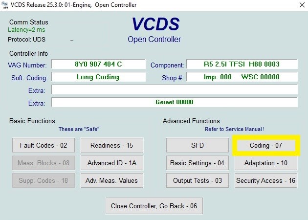 8Y RS3 ECU 4