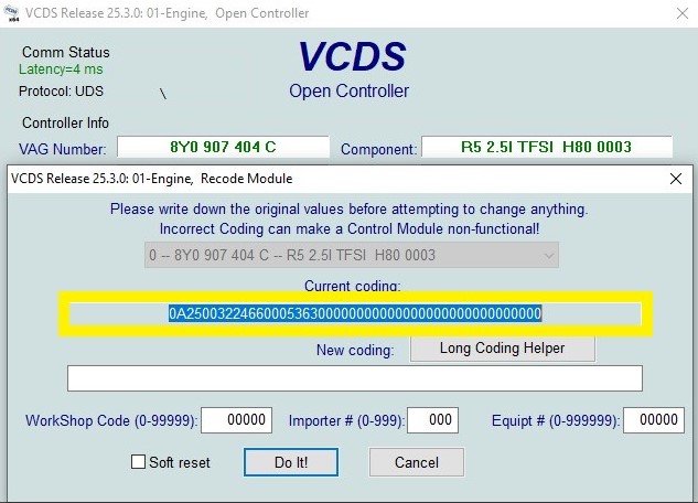 8Y RS3 ECU 5