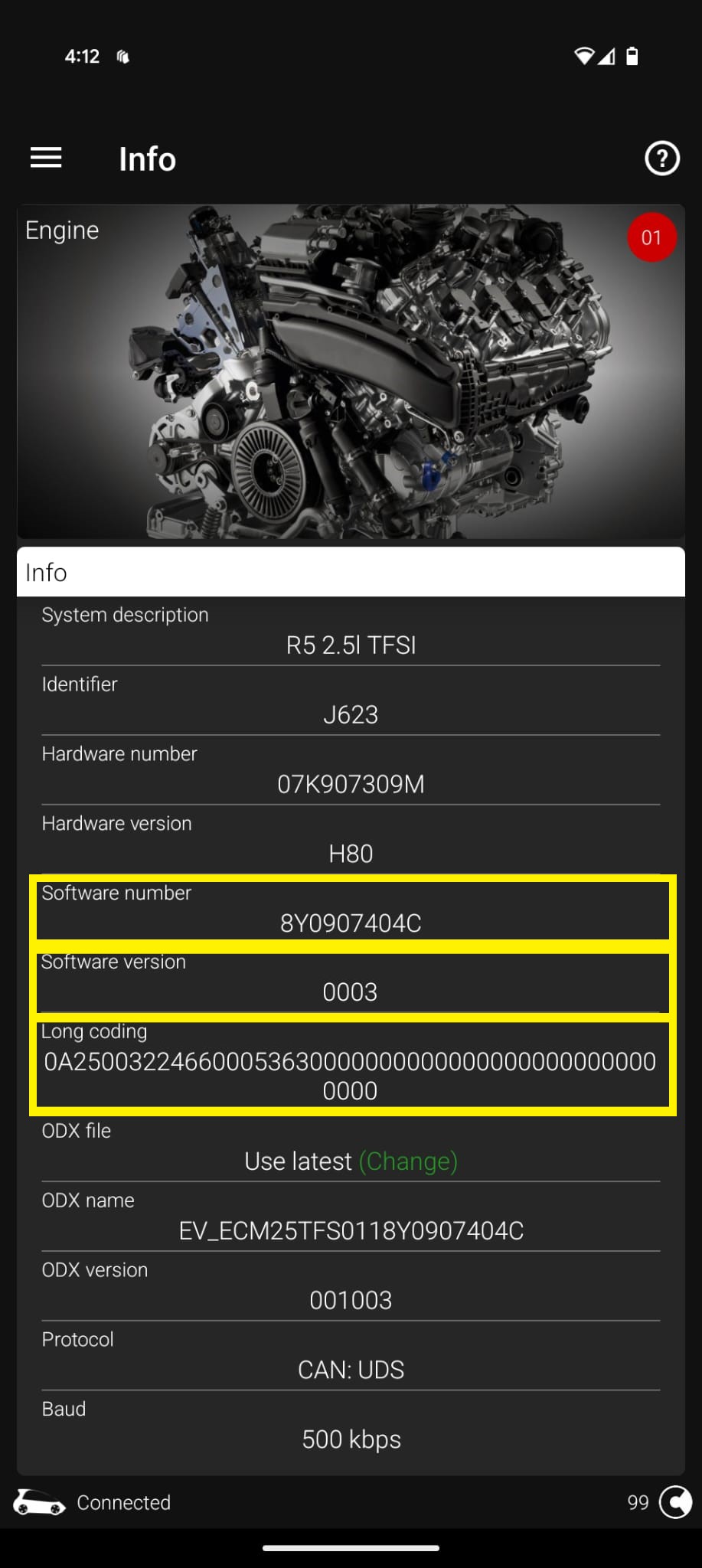 8Y RS3 ECU 4